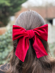 Large  Velvet hair bow Large  Velvet hair bow