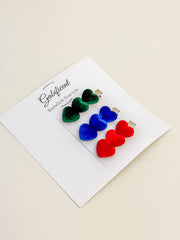 Velvet Heart Hairclips Velvet Heart Hairclips