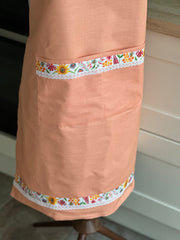 Apron “Peach flowers” Apron “Peach flowers” - Gabificent