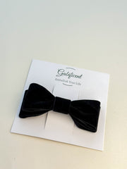 Barrette bow hair clip - Back Velvet Barrette bow hair clip - Back Velvet Gabificent