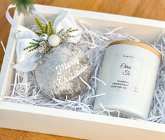 Christmas Bauble and Candle gift set Christmas Bauble and Candle gift set Gabificent