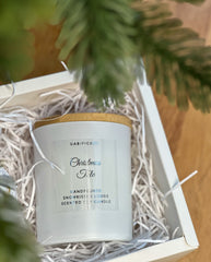 Christmas Bauble and Candle gift set- Gold Christmas Bauble and Candle gift set Gabificent