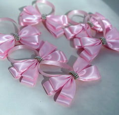 Christmas Tree Bows - Pink Christmas Tree Bows - Pink Gabificent