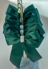 Christmas Tree Bows with tails - Green Christmas Tree Bows with tails - Green Gabificent