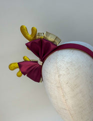 Christmas headband - Burgundy Christmas headband - Burgundy Gabificent