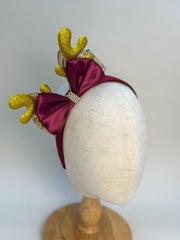 Christmas headband - Burgundy Christmas headband - Burgundy Gabificent