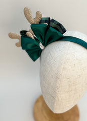 Christmas headband - Green and Rose Gold Christmas headband - Green and Rose Gold Gabificent
