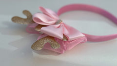 Christmas headband - Pink Christmas headband - Pink Gabificent