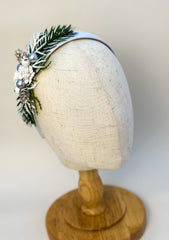 Christmas headband - White Christmas headband - White Gabificent
