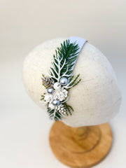 Christmas headband - White Christmas headband - White Gabificent