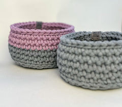 Crochet Baskets - Set of Two Crochet Baskets - Set of Two Gabificent