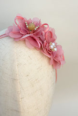Dusty Pink Baby Headband Dusty Pink Baby Headband Gabificent