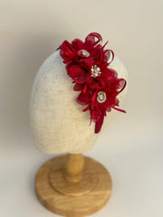 Headband “Burgundy flowers Headband “Burgundy flowers Gabificent