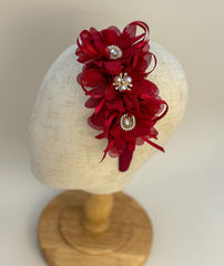 Headband “Burgundy flowers Headband “Burgundy flowers Gabificent