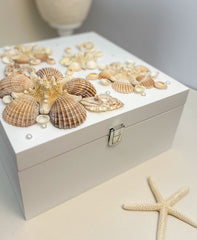 Keepsake box with seashells - Large Keepsake box with seashells - Large Gabificent