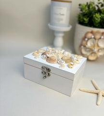 Keepsake box with seashells - Small Keepsake box with seashells - Small Gabificent