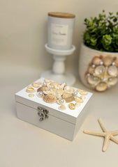 Keepsake box with seashells - Small Keepsake box with seashells - Small Gabificent
