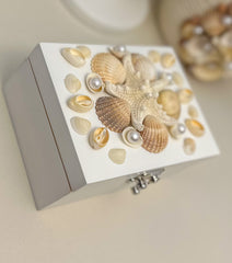 Keepsake box with seashells - Small Keepsake box with seashells - Small Gabificent