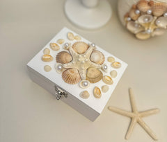 Keepsake box with seashells - Small Keepsake box with seashells - Small Gabificent