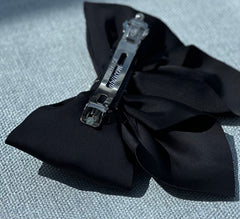 Large hair bow "Black" Large hair bow "Black" - Gabificent