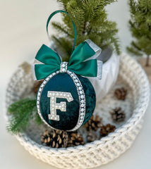 Personalised Christmas Bauble - Emerald Green Personalised Christmas Bauble - Emerald Green Gabificent