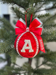 Personalised Christmas Bauble - Red Personalised Christmas Bauble - Red Gabificent