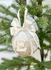 Personalised Christmas Bauble - Silver Personalised Christmas Bauble - Silver Gabificent