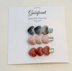Velvet Heart Hairclips Velvet Heart Hairclips Gabificent