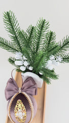 Christmas Bauble Ornament - Brown Chocolate  - One Piece Christmas Bauble Ornament - Brown Chocolate  - One Piece