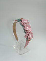 Headband with Pink flowers Headband with Pink flowers Gabificent