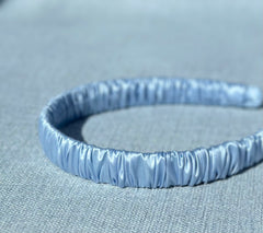 Satin headband - Baby Blue Satin headband - Baby Blue Gabificent