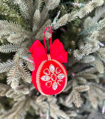 Christmas Bauble Ornament - Red  - One Piece