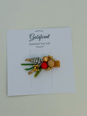 Christmas Hair Clip - Gold
