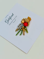 Christmas Hair Clip - Gold