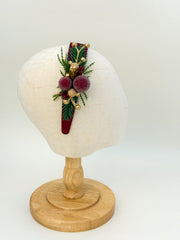 Christmas  Burgundy headband