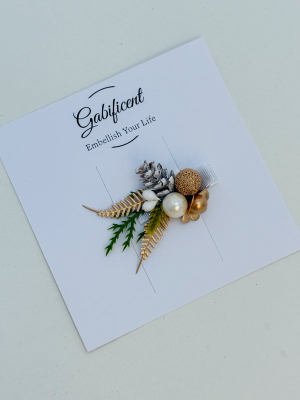 Christmas  Hair Clip with Berries