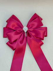 Elegant Christmas Tree Topper- Burgundy