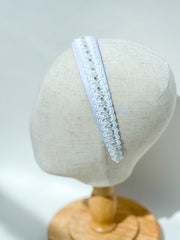 White headband with lace - Gabificent
