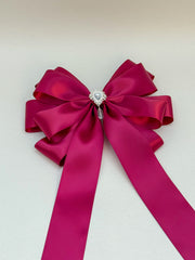 Elegant Christmas Tree Topper- Burgundy