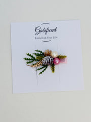 Christmas  Hair Clip with Berries