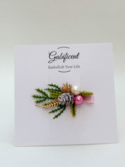 Christmas  Hair Clip with Berries