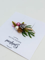 Christmas  Hair Clip with Berries