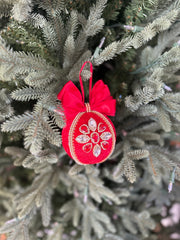 Christmas Bauble Ornament - Red  - One Piece