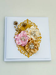 Handmade  Floral Birthday Card