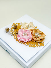 Handmade  Floral Birthday Card