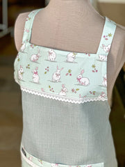 Apron “Blue bunnies” Gabificent