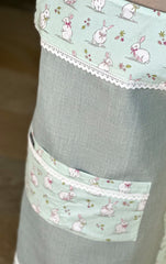 Apron “Blue bunnies” Gabificent