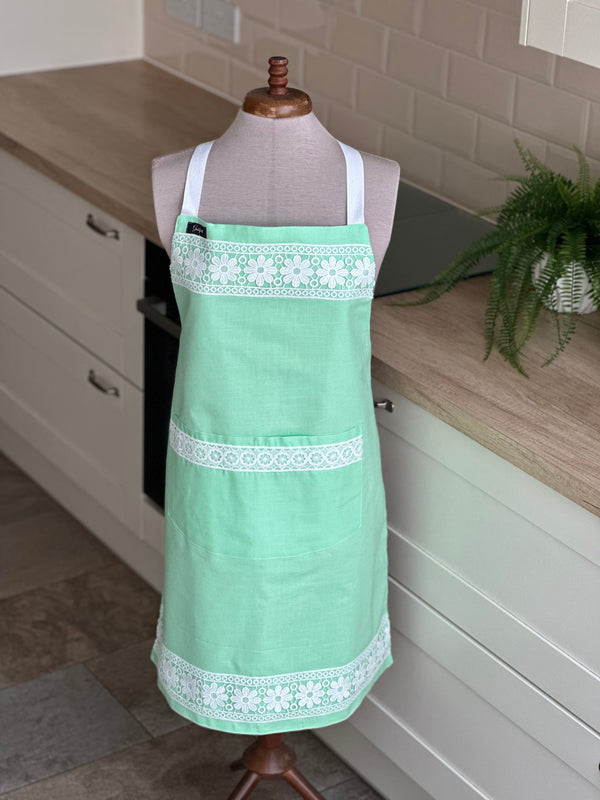 Apron “Green lace” - Gabificent