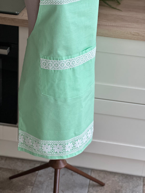 Apron “Green lace” - Gabificent