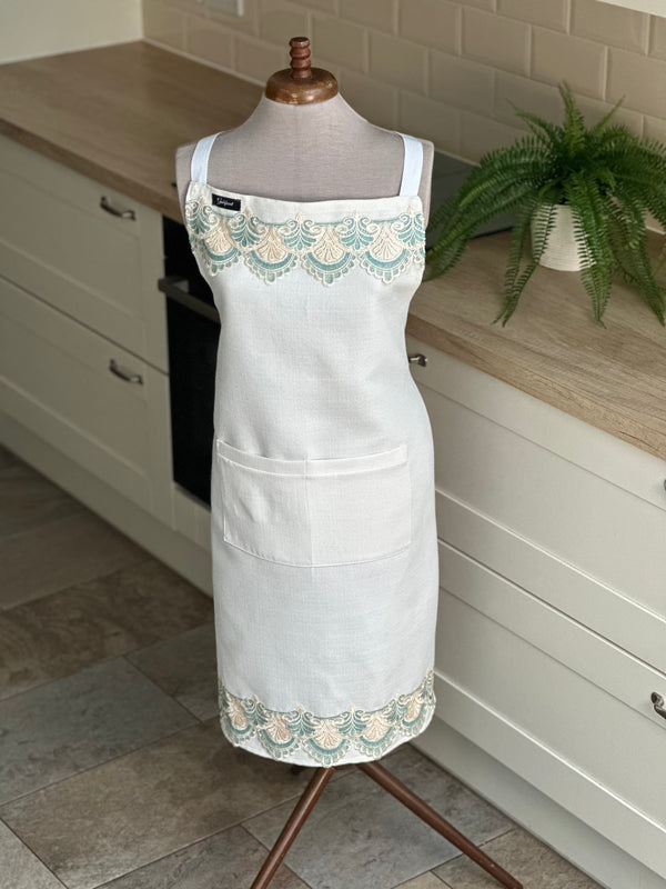 Apron “ Green lace” Gabificent